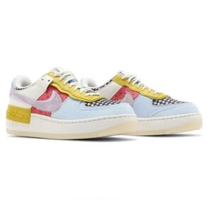 Women's Nike Air Force 1 Shadow Patchwork Sneakers- Size 7.5
